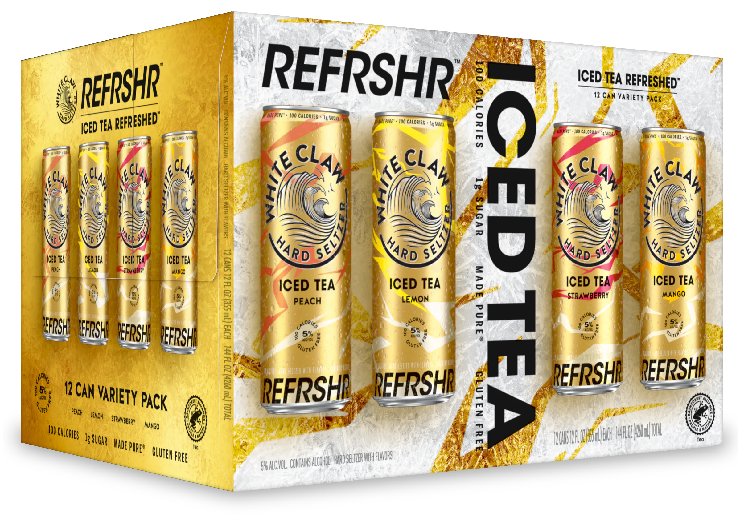 White Claw REFRSHR Iced Tea Variety Pack White Claw Hard Seltzer White Claw REFRSHR Iced Tea Variety Pack White Claw Hard Seltzer